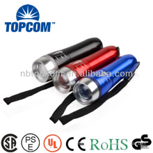 multicolor aluminum 3W zoom portable flashlight TP-373W